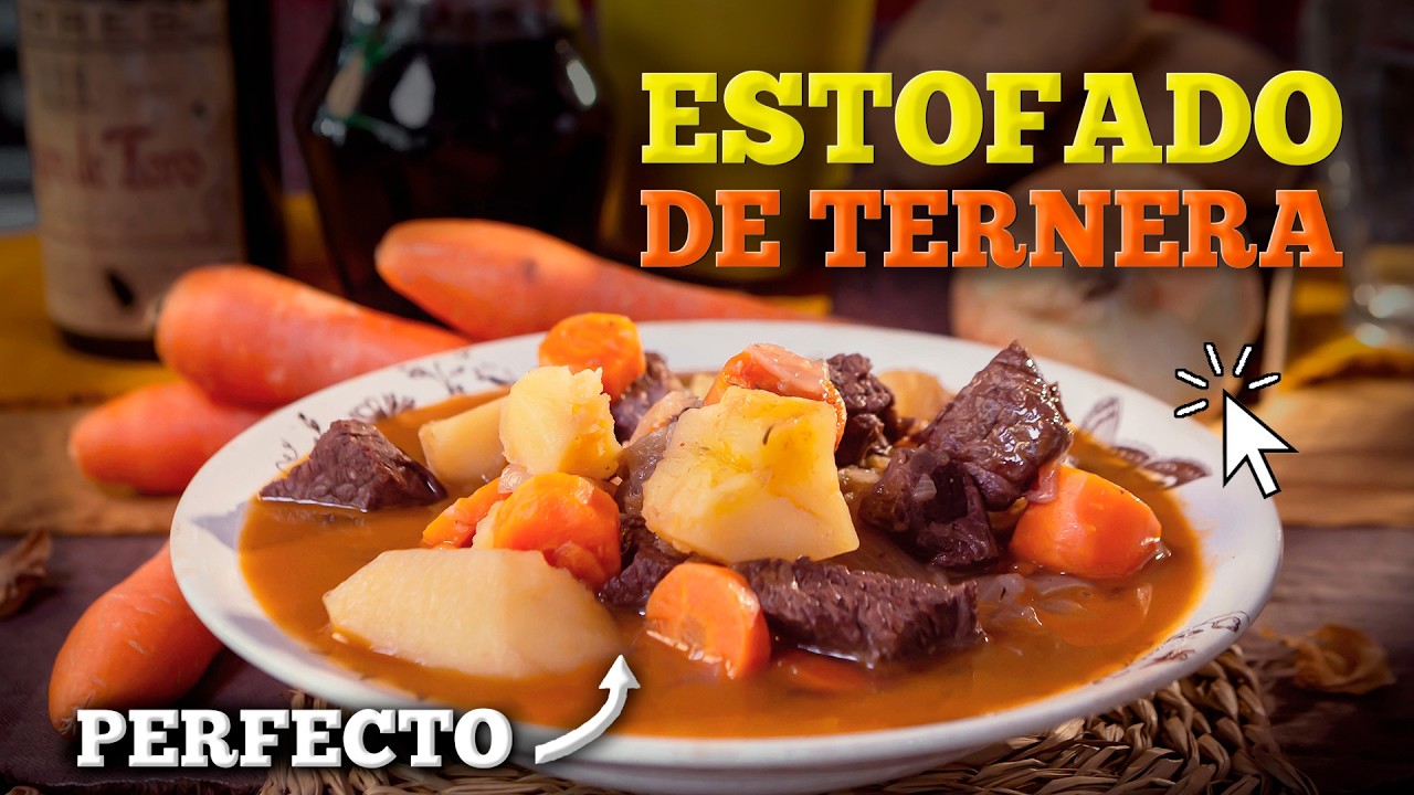 ✨Un clásico de la cocina española: ESTOFADO DE TERNERA.✨