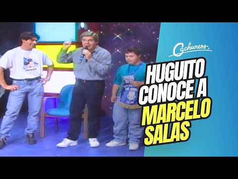 Huguito meets Marcelo Salas and Huevito Valencia | Cachureos TVN 1996