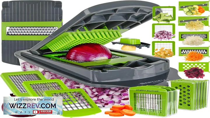 Bartnelli Vegetable Chopper Food Slicer Pro 15 Pc MultiFuctional Kitchen Gadgets