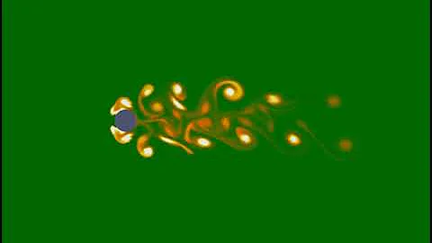 Test of horizontally oscillating cylinder plus DG tracer