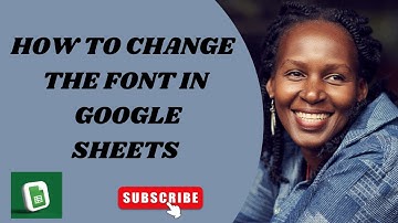 How do you change the default font in Google Sheets?