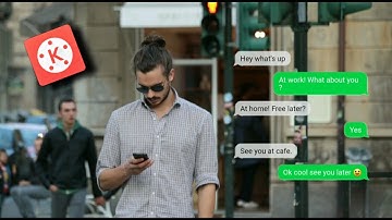 Message Text Pop up effect in kinemaster | Kinemaster editing | Tutorials