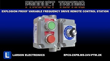 Explosion Proof Variable Frequency Drive Remote Control Station - C1D1/C2D1 - 2K Ohms - (2) PBs