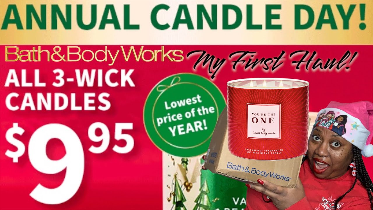 Bath & Body Works Candle Day Haul 2024 | It’s my first one!!! - YouTube