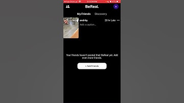 How to add a caption in BeReal app?