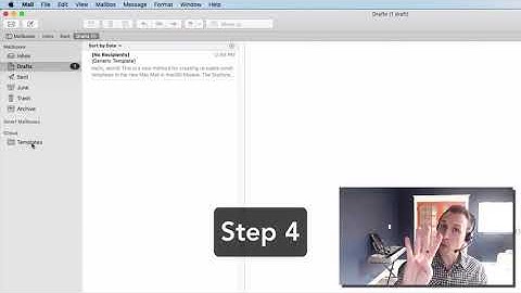 How to create email templates in Apple Mail