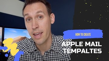 How to create email templates in Apple Mail