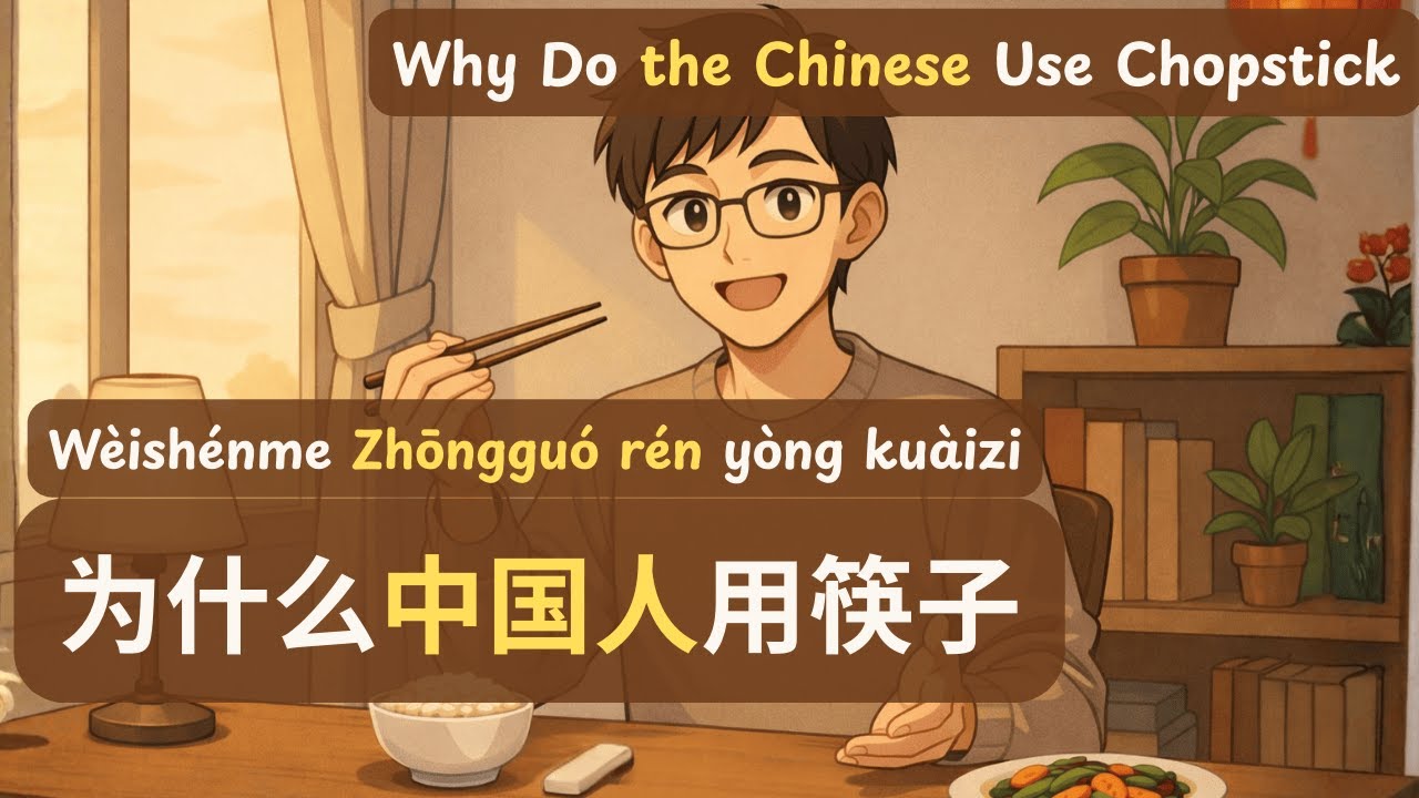 Chinese Listening | Why Do the Chinese Use Chopstick |为什么中国人用筷子 |Wèishénme Zhōngguó rén yòng kuàizi?