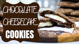 Chocolate Cheesecake Cookies | CHELSWEETS