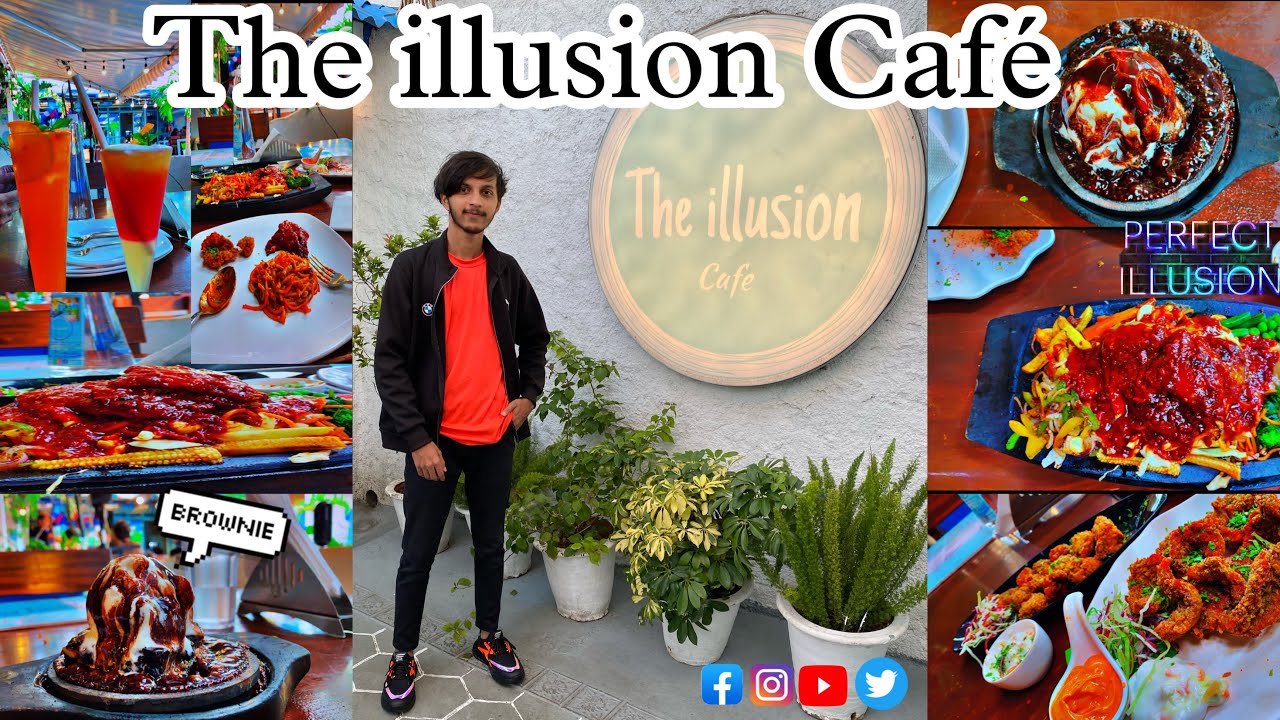 The illusion Cafe Rajajinagar Best Rooftop café😍 MAAZ KHAN 