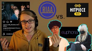 R.I.A.A vs. Hitpiece, Yung Lean is on Donda 2, Hyperpop in Euphoria + more