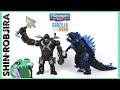 Playmates godzilla vs kong  titan tech godzilla  kong  double review