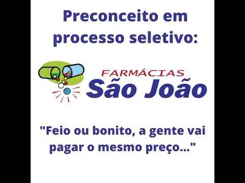 ÁUDIO DO PROCESSO SELETIVO DE UMA GERENTE, DAS FARMÁCIAS SÃO JOÃO.