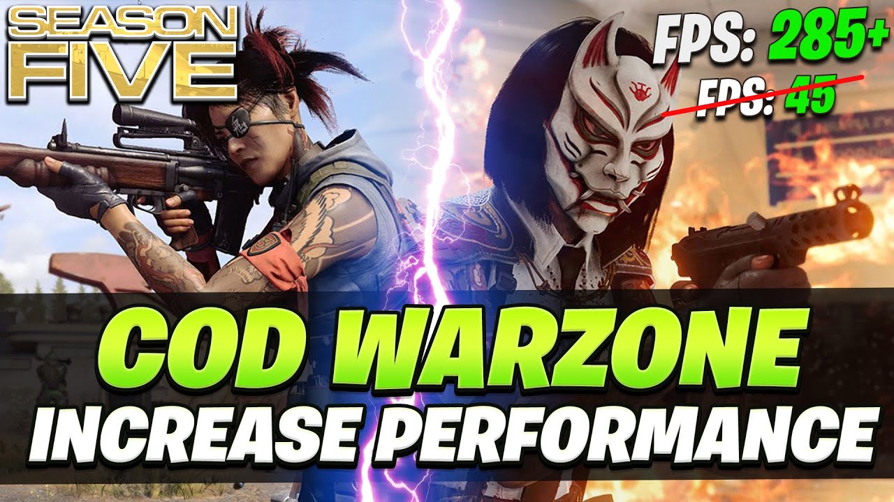 🔧COD WARZONE SEASON 5: Low End Pc increase performance / FPS with any setup! Best Settings 2021