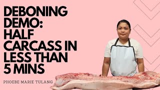 Download Lagu Deboning Demo: Half Carcass of a Swine in less than 5 min! MP3