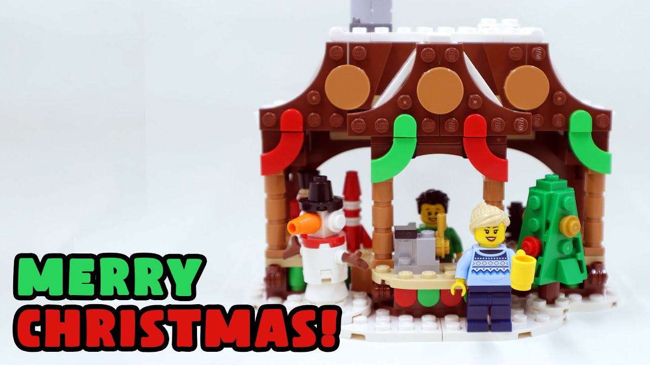 Merry Christmas! LEGO Winter Market Stall GWP Build & Review!