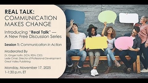 Real Talk: Communication Makes Change