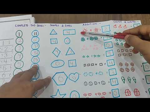 math worksheets lkg pp1 junior kg math worksheet youtube