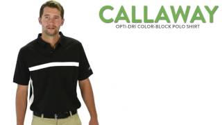 Callaway Opti-Dri Color-Block Polo Shirt - Short Sleeve (For Men and Big Men)