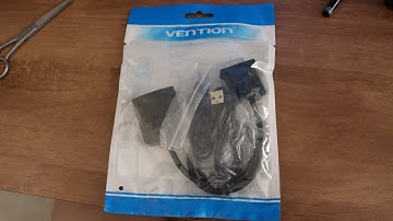 Vention Female VGA To Female HDMI Convertor Unboxing and Testing