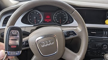 2009 Audi A4 quattro engine start up