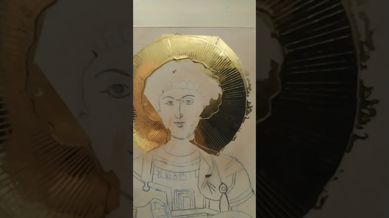 Gilding icon Byzantine