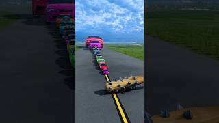 Small To Giant Colorfull Cars Vs Hammer -235