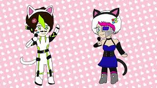 Microsoft Mike and Mary - Neko Neko Night Fever! (UTAU/Chipspeech OCs debut)
