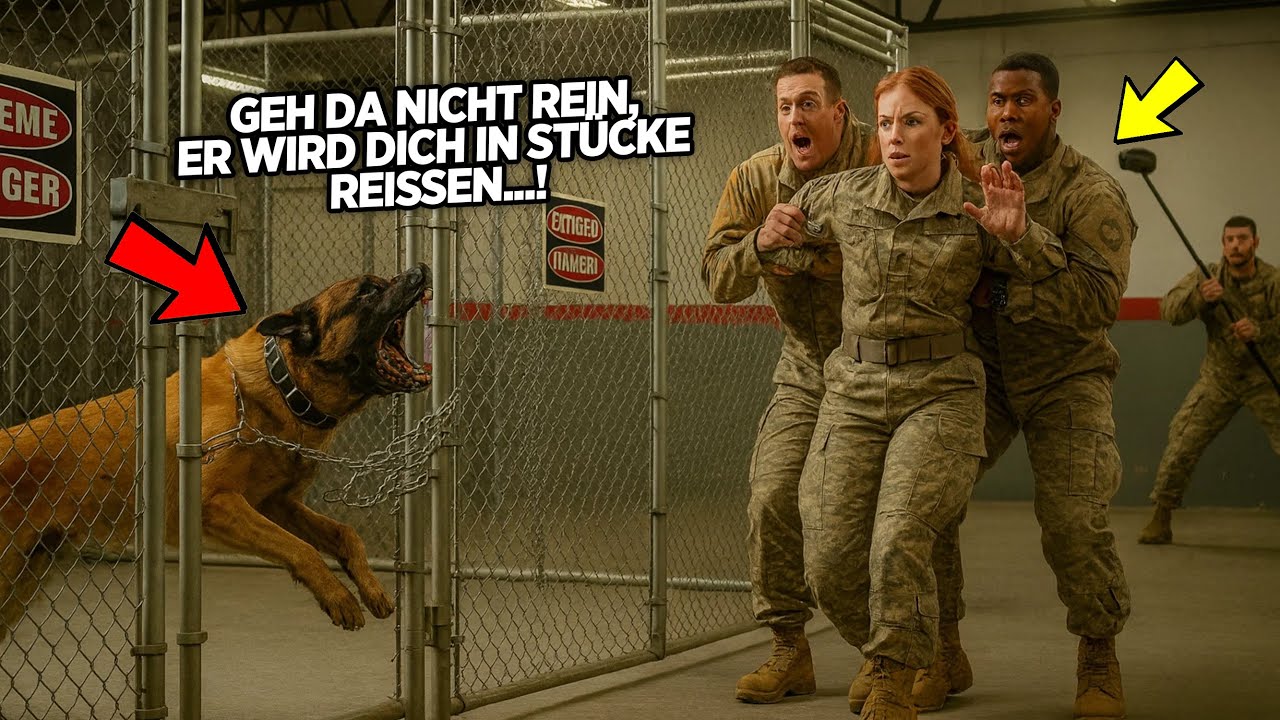 Der Kriegshund schickte vier Hundeführer in die Notaufnahme – bis diese Veteranin ruhig ein einziges