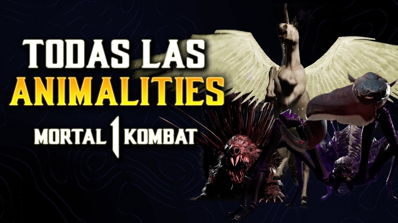 ⚠️TODAS LAS ANIMALITIES EN MORTAL KOMBAT 1! RECOPILACIÓN - YouTube