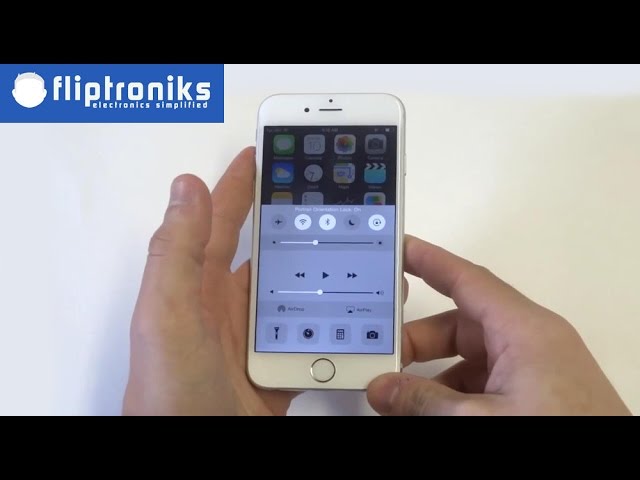 Iphone 6 How To Lock Unlock Screen Rotation Fliptroniks Com Youtube