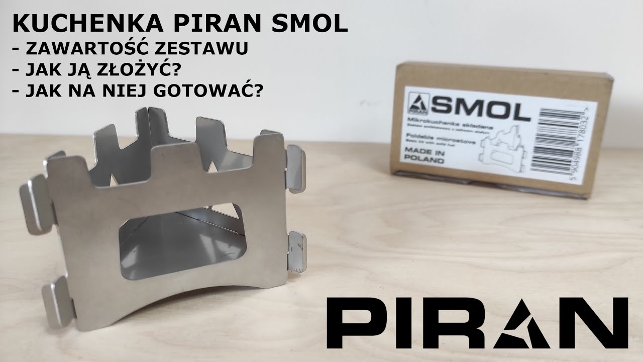 Piran SMOL - Co potrafi nasza najmniejsza kuchenka? - Zawartość zestawu i leśne gotowanie :)