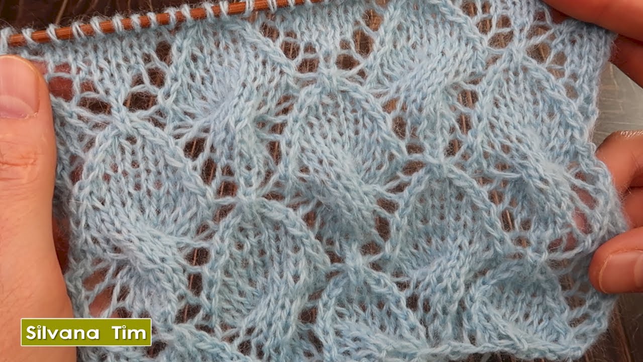 Punto Calado Rombos con Elemento Trenza № 1091