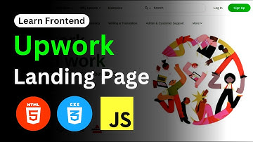 Create Upwork landing page using html, css and javascript | UpCoding | Section - 9 - Part 10