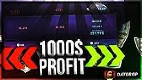 From 40$ to 1000$ in a matter of seconds