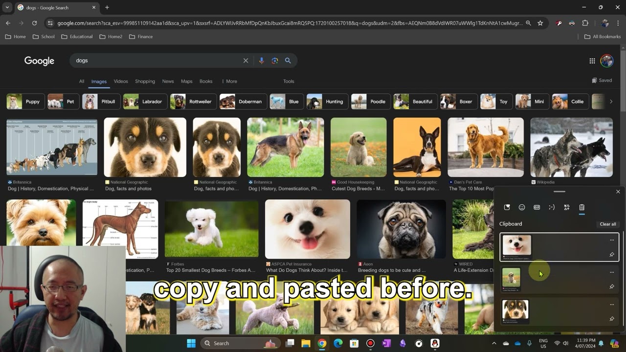 The most useful Windows 11 keyboard shortcut (access clipboard history)