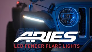 LED Fender Flare Lights for Jeep Wrangler JL & JT Gladiator | ARIES by ARIES 1,987 views 7 months ago 29 seconds