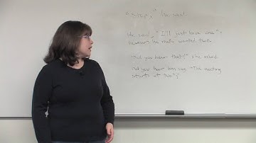 Grammar & Punctuation : Teaching Quotation Marks