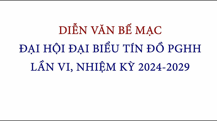 ÔNG NGUYỄN TẤN ĐẠT ĐỌC DIỄN VĂN BẾ MẠC ĐẠI HỘI TOÀN ĐẠO LẦN VI, NHIỆM KỲ 2024-2029
