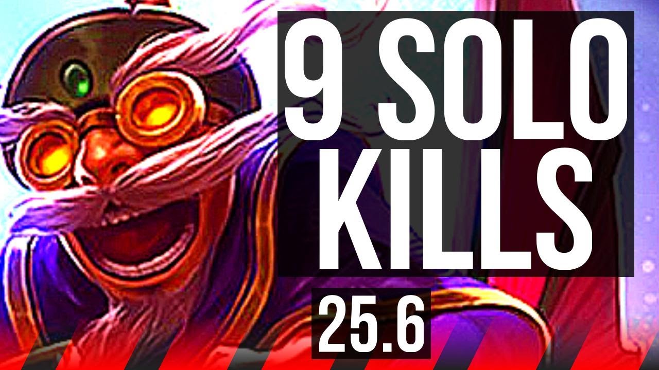 CORKI vs AMBESSA (TOP) | 9 solo kills, 11/2/2, Dominating | EUW Grandmaster | 25.6