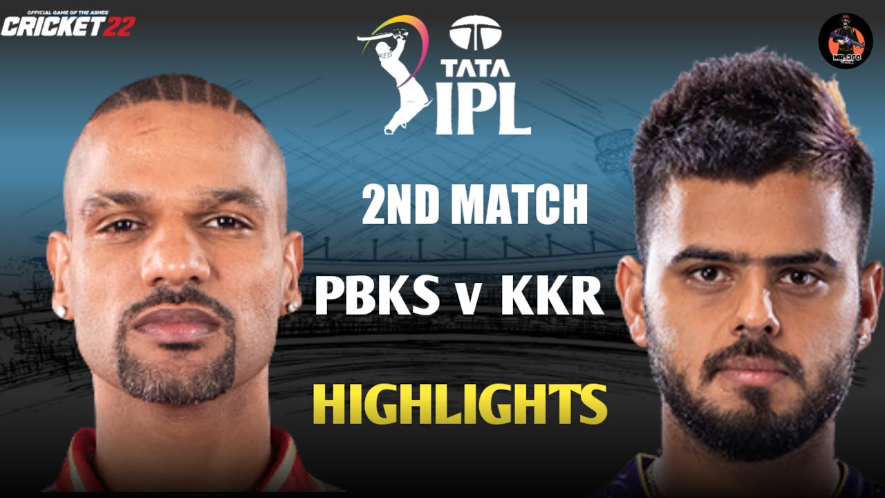 PBKS vs KKR 2nd Match IPL Highlights 2023 PBKS vs KKR Full Match Highlights Hotstar Cricket 22