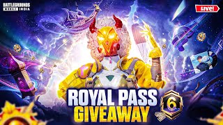 ROYAL PASS GIVEAWAY | BGMI LIVE WITH KING IS LIVE 🐉   @KingIsLive24  #bgmi #livebgmi #pubgmobile