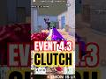 BGMI 4.3 Event Me Kemon Ka 1v3 Clutch 😱 OP Gameplay 🔥 #BGMI #Shorts