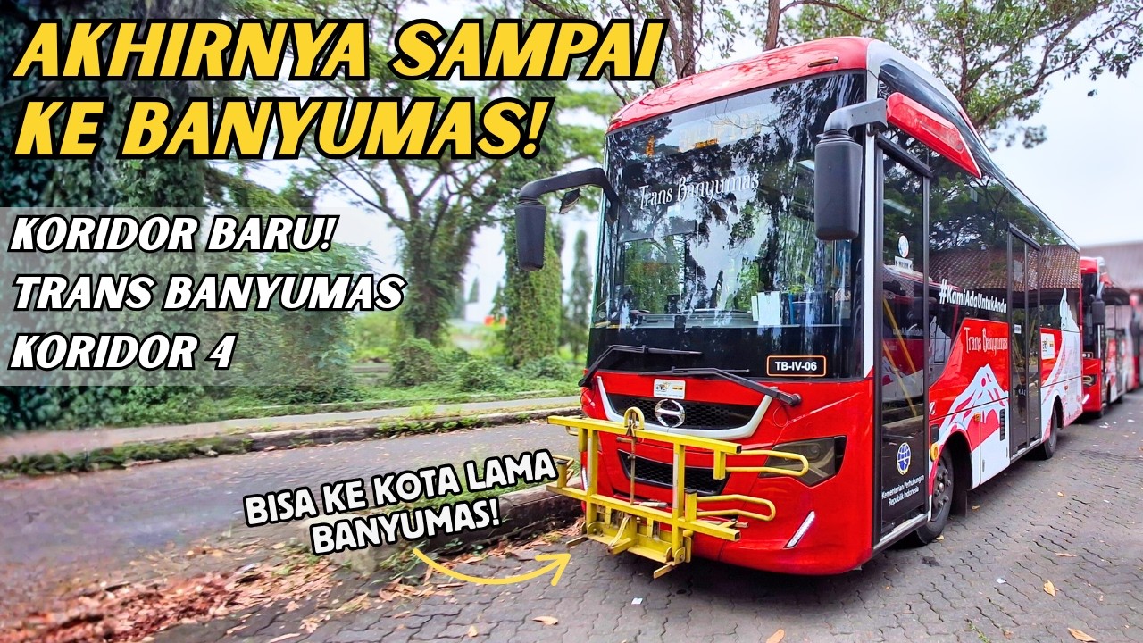 AKHIRNYA TEMBUS BANYUMAS ‼️MENCOBA RUTE BARU TRANS BANYUMAS KE KOTA LAMA BANYUMAS!