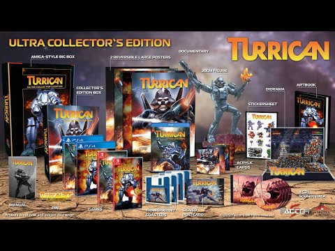 Turrican Anthology Vol. 1 & 2 (Switch) TURRICAN IS BACK - Gamescom 2020 - Trailer - Nintendo Switch