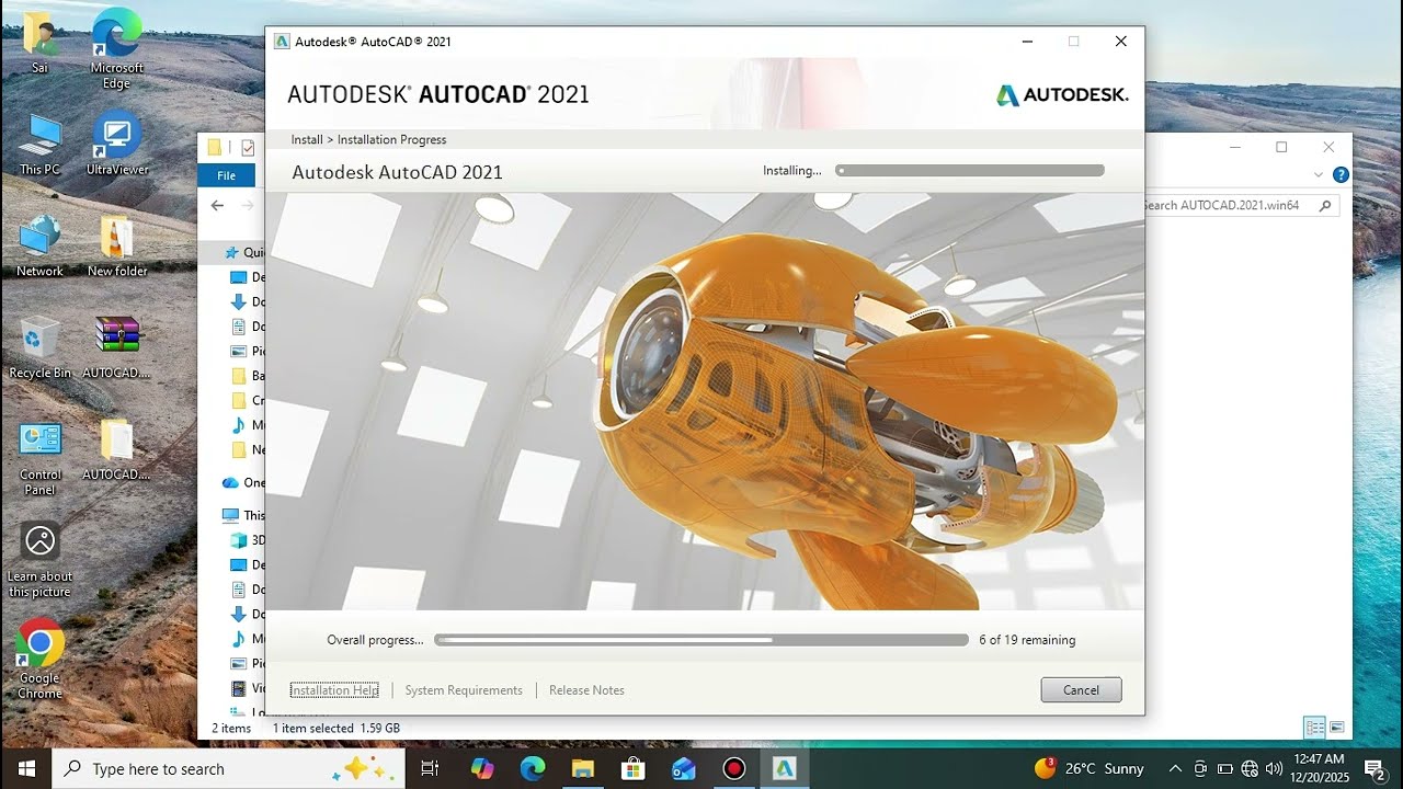 How to install Autocad 2021 free