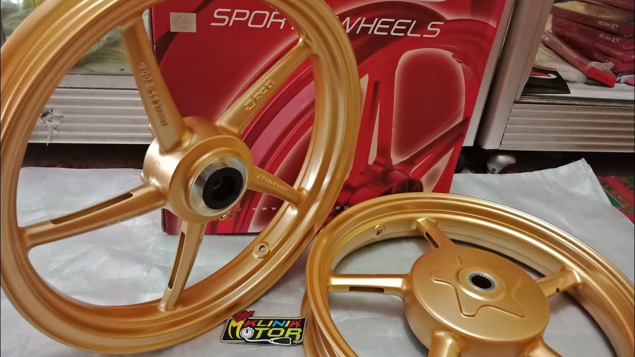 REVIEW VELG  RACING  BOY SP 522 YAMAHA MIO RING  14  YouTube