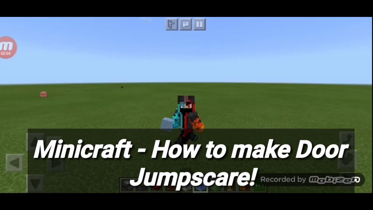 How To Make Door Jumpscare!! Minecraft P.E YouTube