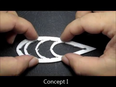 3D printed morphing wings