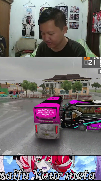 silahkan tabrak buss ku di bussid 1#shorts #funny #fyppliss #fypシ゚ #bussimulatorindonesia #lucu